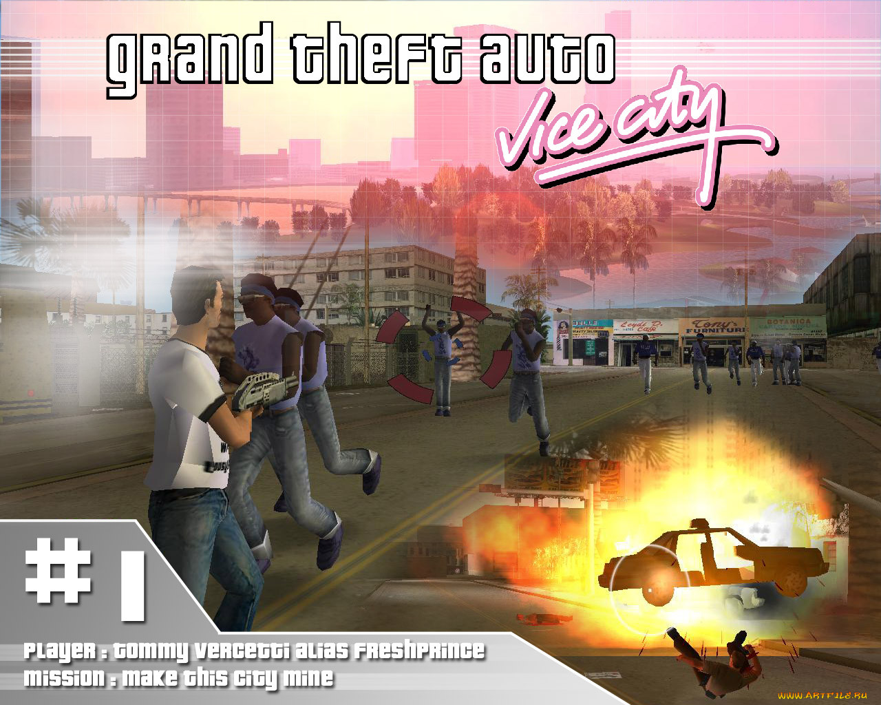 Обои GTA Vice City Видео Игры Grand Theft Auto: Vice City, обои для рабочего  стола, фотографии gta, vice, city, видео, игры, grand, theft, auto Обои для рабочего  стола, скачать обои картинки заставки